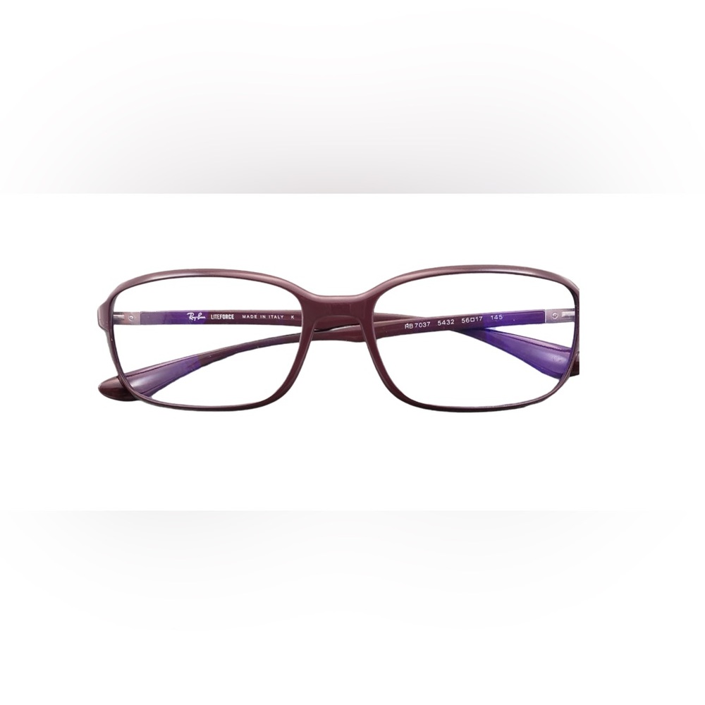 Ray-Ban Glasses Eyeglass Frames Ray Ban Liteforce 7037 Burgundy Eyeglasses
